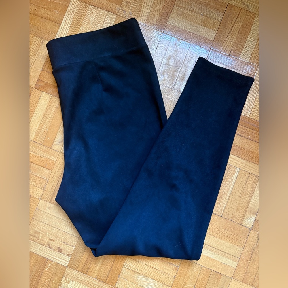 one5one Faux Suede Straight Leg Business Pants – Size Large
